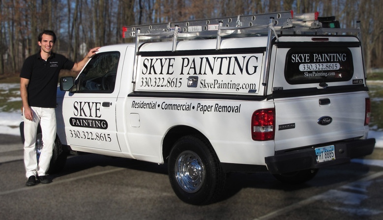 Skye Painting Truck and Owner