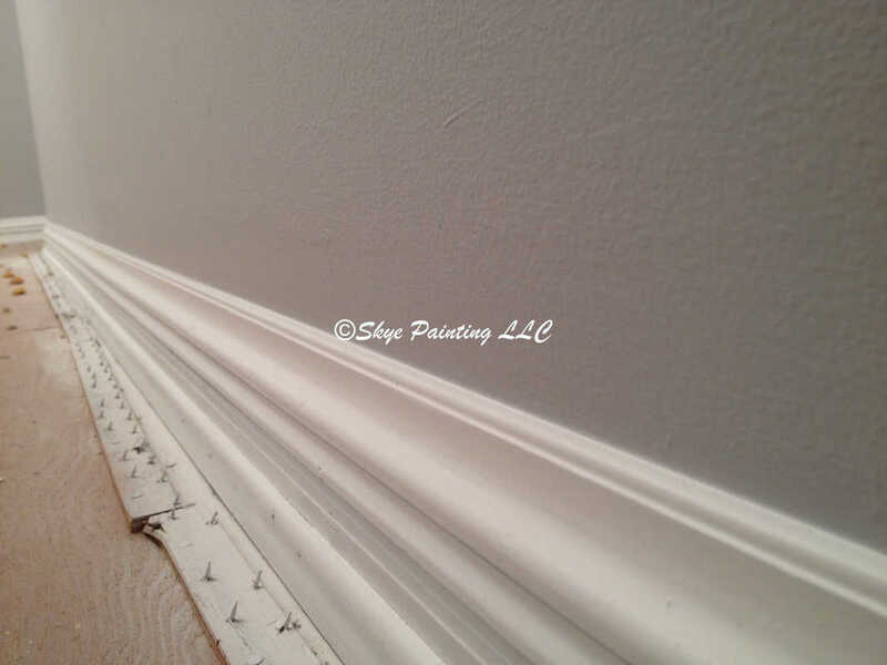painted trim and walls. Skye Painting
